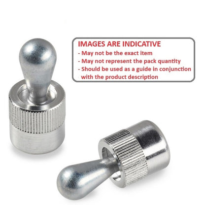 Locating Pin   11.13 x 5 x 7.29 x 3.04 mm  - Unsealed Spring Stainless - MBA  (Pack of 1)