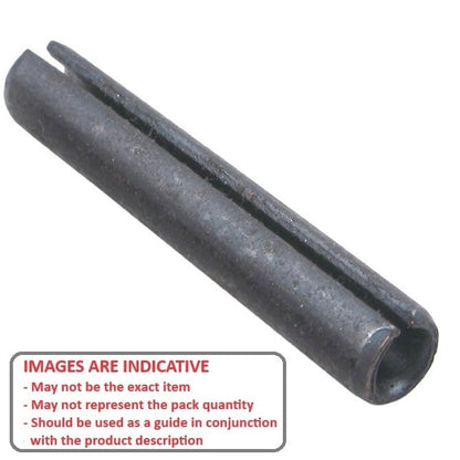 Roll Pin    2.38 x 23.8 mm  -  Carbon Steel - DIN1481 / ISO8752 - Standard - MBA  (Pack of 100)
