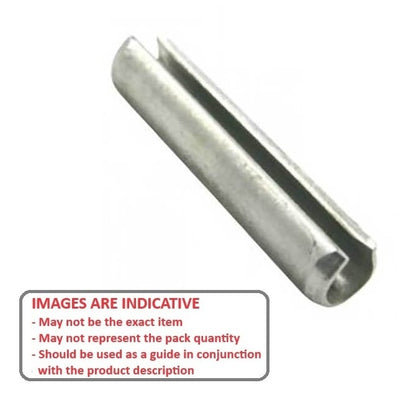 Roll Pin    1.5 x 28 mm  -  Carbon Spring Steel Zinc Plated - B18.8.4M - MBA  (Pack of 500)