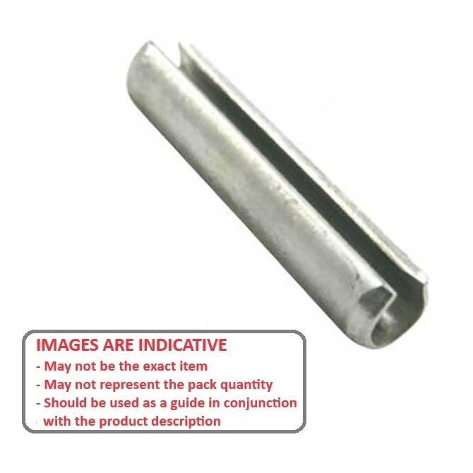 Roll Pin    1.5 x 14 mm  -  Carbon Spring Steel Zinc Plated - B18.8.4M - MBA  (Pack of 500)