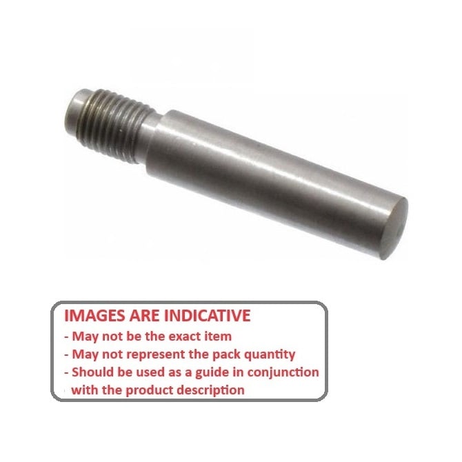 Pins    7.54 x 31.75 x 6.64 mm  - External Thread Extractable Stainless 304 Grade - 6.64 mm - Small End - 5 Pin Ref - MBA  (Pack of 50)