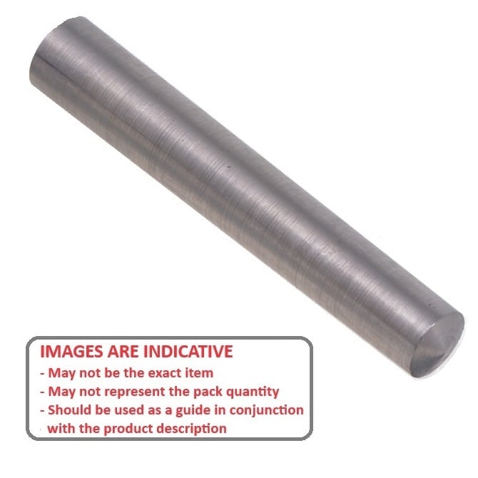 Taper Pin    1.59 x 12.7 x 1.33 mm  -  Stainless 303 Grade - 1.33 mm - Small End - 7/0 Pin Ref - MBA  (Pack of 50)