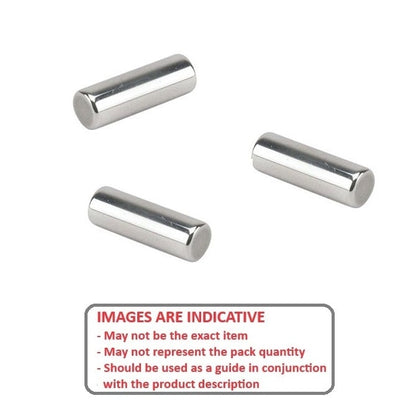 Rullo in acciaio 5 x 12 mm - Estremità piatte - MBA (confezione da 1)
