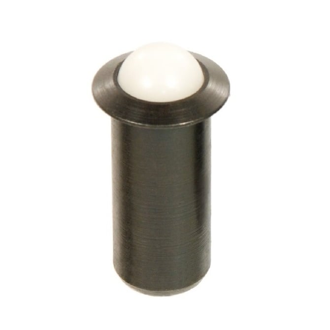 Ball Plunger    9.53 x 19.9 mm Stainless Body with Nylon Ball - Ball - Push Fit - MBA  (Pack of 1)