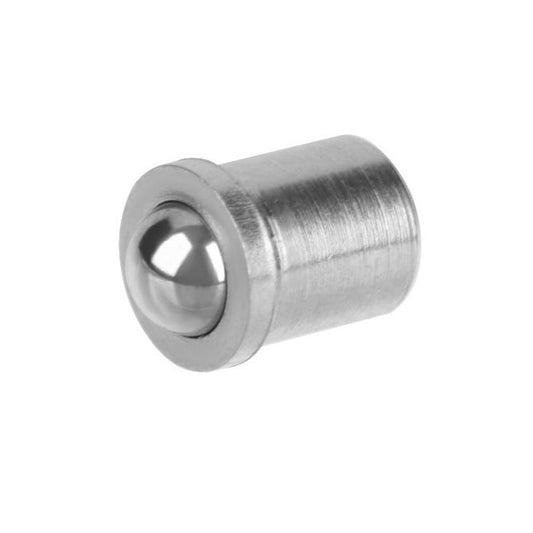 Ball Plunger    6.35 x 12.2 mm  - Light duty Stainless 303 Grade - Ball - Push Fit - MBA  (Pack of 1)