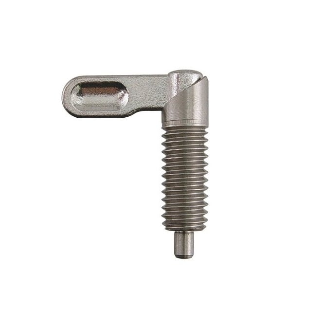 Indexing Plunger    5/8-18 UNF x 25 x 8 mm  - Grip Without Nut Stainless - Indexing - MBA  (Pack of 1)