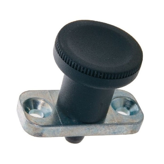 Indexing Plunger   12 x 44 mm  - Locking with Mounting Plate Steel - Indexing - MBA  (Pack of 1)
