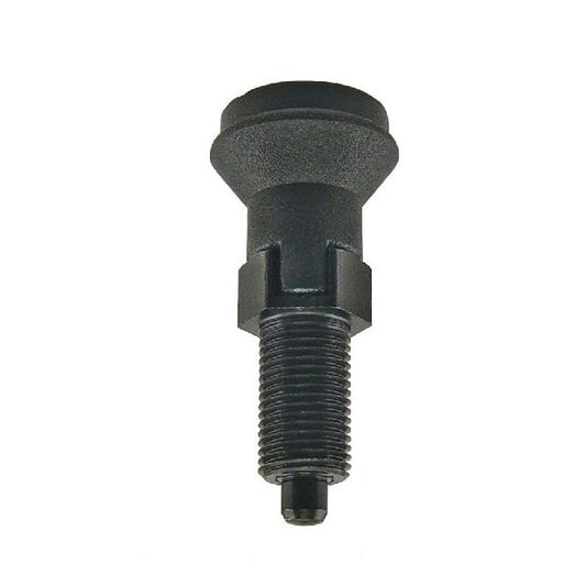 Piston d'indexation M8 fin x 38,5 mm - Bouton de traction avec fente de verrouillage et frein filet en acier - Indexation - MBA (1 pièce)