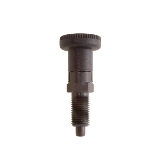 Indexing Plunger    1/2-13 UNC x 20.1 mm  - Non Locking with Shoulder and Knob Steel - Indexing - MBA  (Pack of 1)