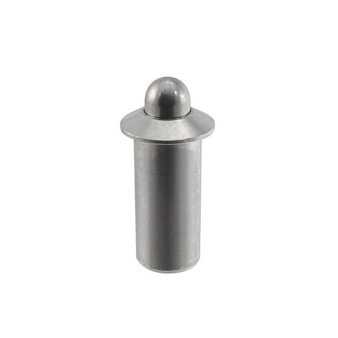 Spring Plunger   12.7 x 27.9 mm  - Light Duty Stainless - Spring - Push Fit - MBA  (Pack of 1)