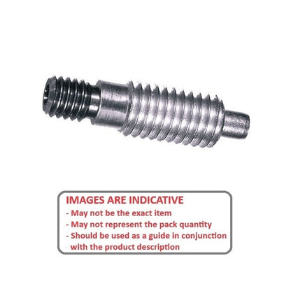 Spring Plunger   10-32 UNF x 10.3 mm  - Adapter Standard Duty Steel - Spring - Threaded - MBA  (Pack of 125)