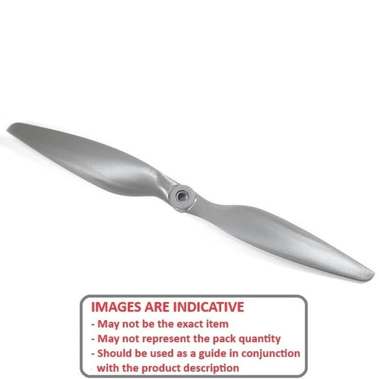 Model Plane Propeller   14 X 10  - Nitro 2 Blade Plastic Glass Filled Nylon - APC  (Pack of 1)