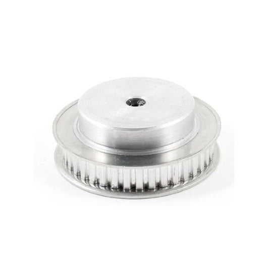 Timing Pulley   40 Tooth x 25 mm Wide Unfinished 8 mm Bore  -  Aluminium - Double Flanged - 5 mm AT5 Trapezoidal Pitch - MBA  (Pack of 1)