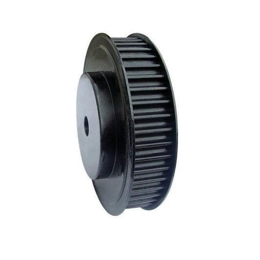 Timing Pulley   14 Tooth x 25.4 Wide - 15.875 mm Plain Unfinished Bore  -  Steel - Black Oxide - Double Flanged - 12.700 mm (1/2 Inch) H Series Trapezoidal Pitch - MBA  (Pack of 1)