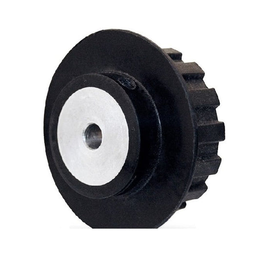 Timing Pulley   22 Tooth x 6.4 Wide x 4.763 mm Bore  -  Plastic - Single Flanged - 2.032 mm (0.08 Inch) MXL Trapezoidal Pitch - MBA  (Pack of 1)