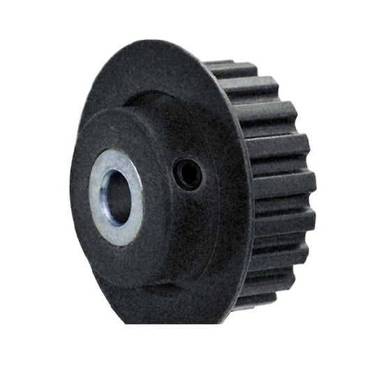 Timing Pulley   60 Tooth x 9 Wide x 12 mm Bore  -  Plastic - Single Flanged - 3 mm HTD Curvelinear Pitch - MBA  (Pack of 1)