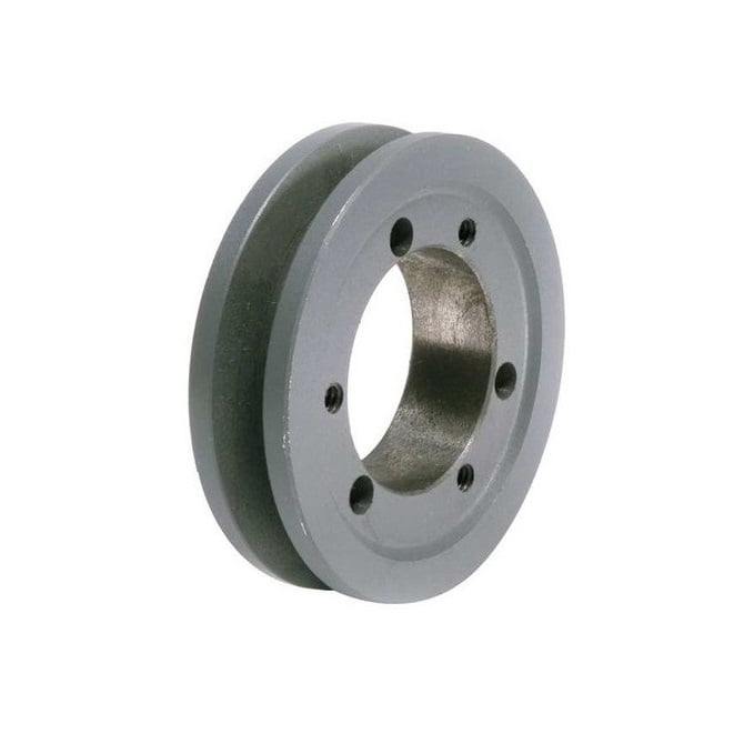Vee Pulley   60.96 mm  - Suits A or 4L Section Belts Single Row for QD Bushing Type L Cast Iron - MBA  (Pack of 1)