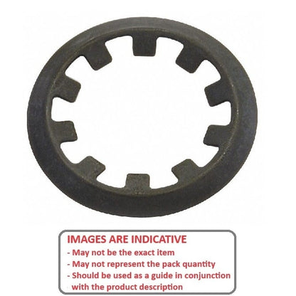Push On Retaining Ring    2.41 x 1.02 mm  - Push On Carbon Steel - MBA  (Pack of 10)