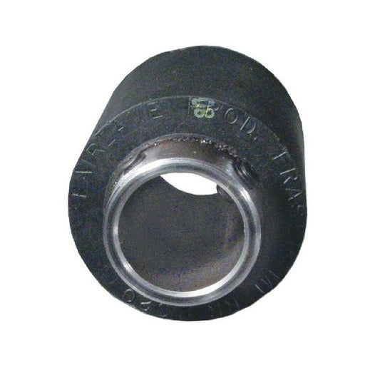 Solid Roller  101.60 x 19.05 x 49.28 mm  - Shaft Mount Neoprene Rubber - Black - Duro 35 - MBA  (Pack of 1)