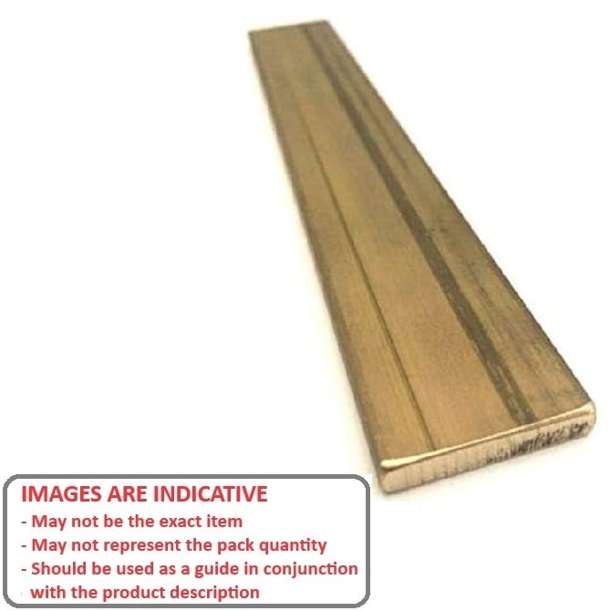 Pacchetti di metallo morbido Striscia 0,81 x 6,35 e 0,81 x 12,7 - 2 di ciascuno - Spessore in ottone - MBA (1 confezione da 4 per carta)