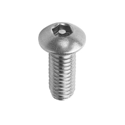 Screw M4 x 10 mm 304 Stainless - Security Button Socket - MBA  (Pack of 1)