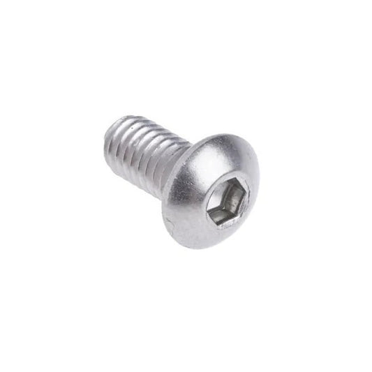 Screw    M12 x 25 mm  -  304 Stainless - Button Socket - MBA  (Pack of 5)