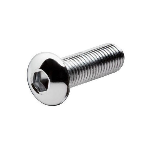 Screw    M10 x 40 mm  -  304 Stainless - Button Socket - MBA  (Pack of 50)