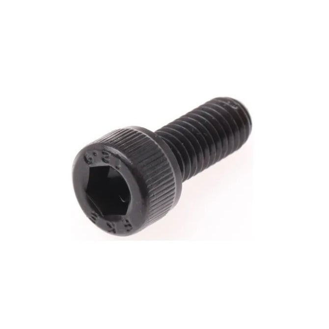 Screw M8 Fine x 20 mm High Tensile Steel Black Oxide - Cap Socket - MBA  (Pack of 50)