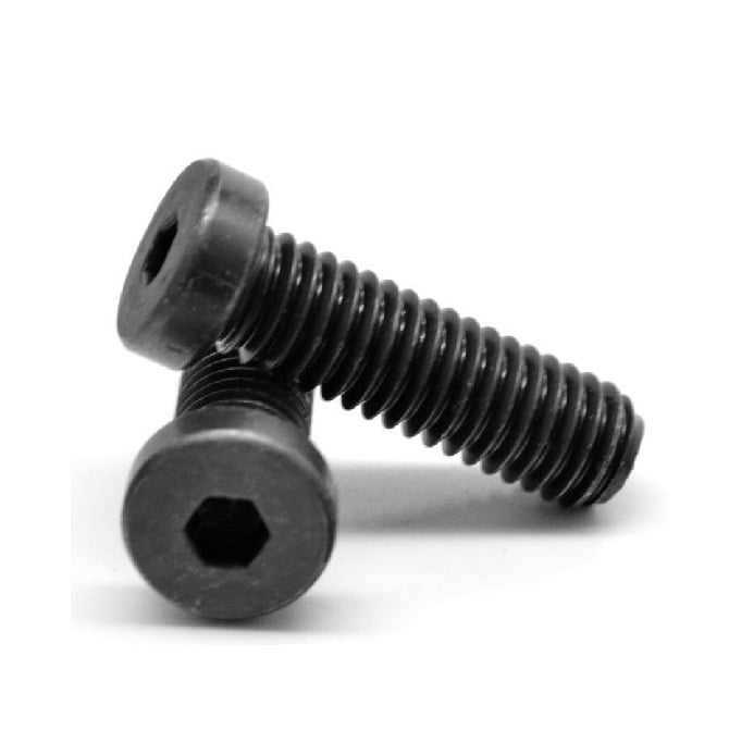 Screw    M12 x 20 mm High Tensile Steel Black Oxide - Low Head Socket - MBA  (Pack of 50)