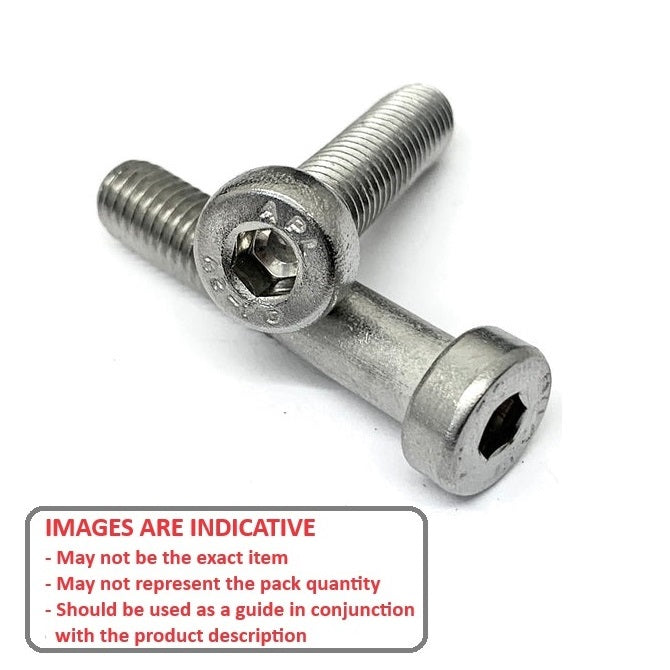Screw    M4 x 10 mm Stainless 316L - Low Head Socket - MBA  (Pack of 2)