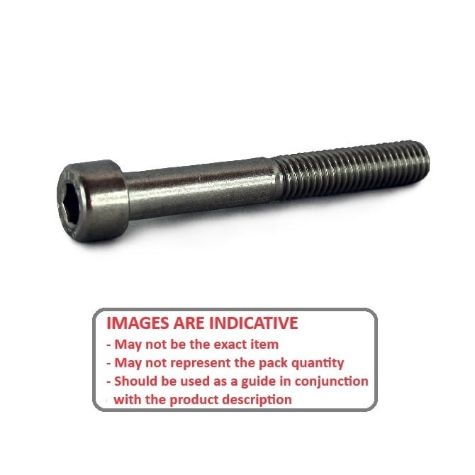 Screw    M2 x 25 mm  -  Stainless 316 - A4 - Cap Socket - MBA  (Pack of 50)