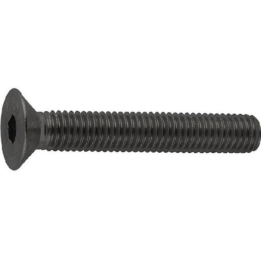 Screw    M10 x 100 mm  -  High Tensile Steel Black Oxide - Countersunk Socket - MBA  (Pack of 50)