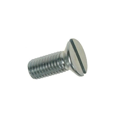 Screw    M3 x 6 mm  -  Zinc Plated - Countersunk Slotted - MBA  (Pack of 100)