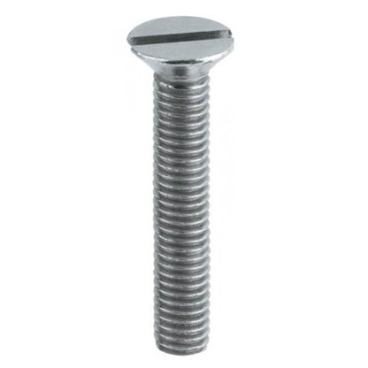 Screw 5/32-32 BSW x 50.8 mm Zinc Plated Steel - Countersunk Slotted - MBA  (Pack of 100)