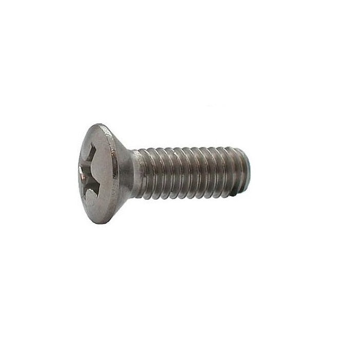 Screw    M3 x 8 mm 304 Stainless - Countersunk Oval Top Philips - MBA  (Pack of 20)