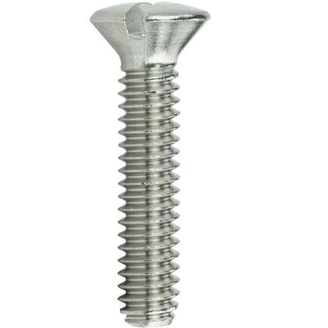 Screw    M5 x 30 mm  -  304 Stainless - Countersunk Oval Top Philips - MBA  (Pack of 95)
