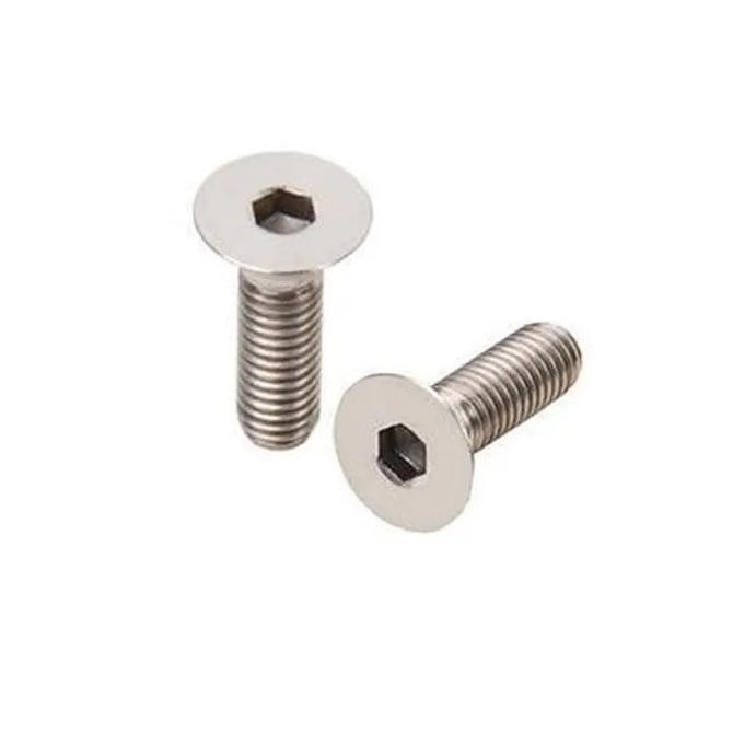 Screw 8-32 UNC x 9.5 mm 304 Stainless - Countersunk Socket - MBA  (Pack of 100)
