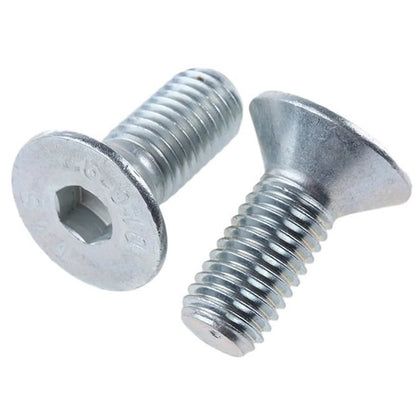 Screw    M10 x 16 mm  -  Zinc Plated Steel - Countersunk Socket - MBA  (Pack of 50)