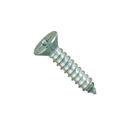 Self Tapping Screw    3.5 x 9.5 mm Zinc Plated Steel - Countersunk Philips - MBA  (Pack of 100)