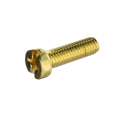 Screw    M4 x 10 mm Brass - Fillister Head Philips - MBA  (Pack of 10)