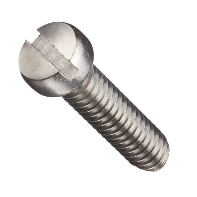 Screw    M3 x 20 mm 304 Stainless - Fillister Head Slotted - MBA  (Pack of 6)