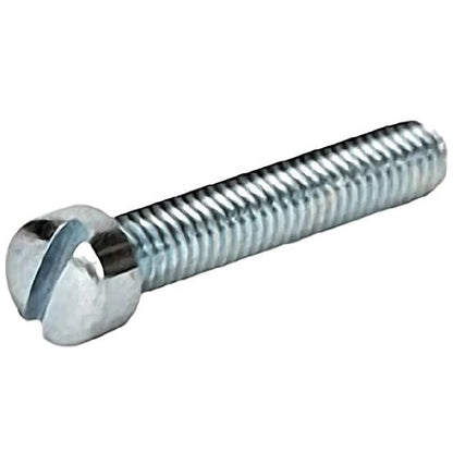 Screw 6BA x 38.1 mm Zinc Plated Steel - Fillister Head Slotted - MBA  (Pack of 100)