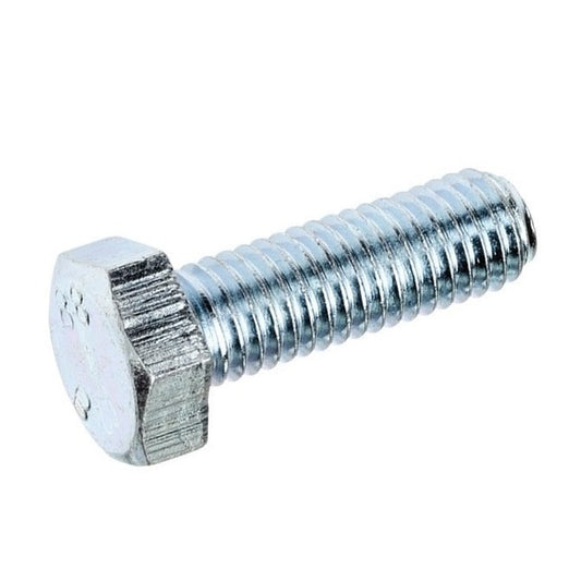 Screw    M10 x 90 mm  -  Zinc Plated Steel - Hex Head - MBA  (Pack of 5)