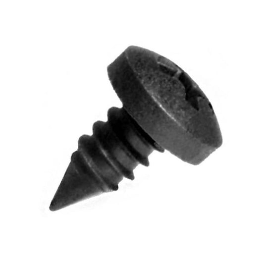 Self Tapping Screw    2.18 x 9.5 mm  -  Steel - Black Oxide - Pan Head Philips - MBA  (Pack of 50)