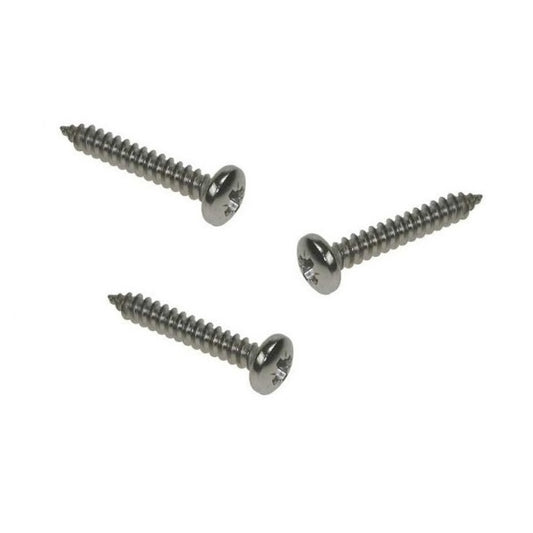 Self Tapping Screw    6.35 x 19.1 mm  -  316 Stainless - Pan Head Philips - MBA  (Pack of 50)