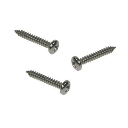 Self Tapping Screw    4.76 x 15.9 mm 316 Stainless - Pan Head Philips - MBA  (Pack of 100)
