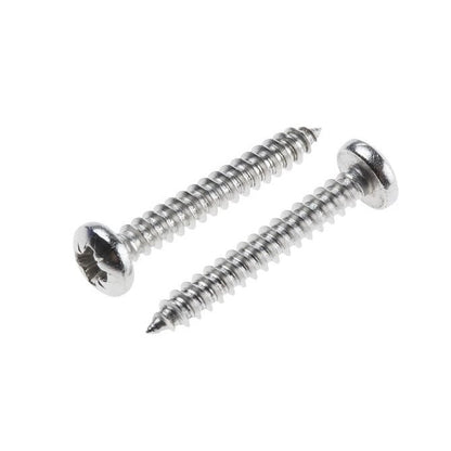Self Tapping Screw    5.4 x 38.1 mm  -  316 Stainless - Pan Head Philips - MBA  (Pack of 50)