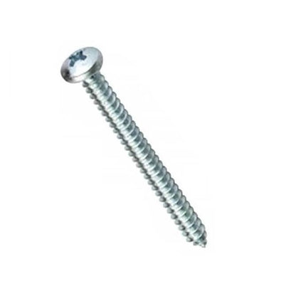Self Tapping Screw    4.76 x 38.1 mm Zinc Plated Steel - Pan Head Philips - MBA  (Pack of 100)