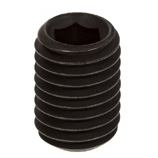 Socket Set Grub Screw    M12 x 16 Hardened Carbon Steel - Flat Tip - Fixed - DIN913 - DIN913 - MBA  (Pack of 50)