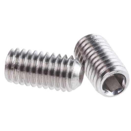 Socket Set Grub Screw    M12 x 30 mm 304 Stainless Steel (A2, 18-8) - Cup Point DIN916 - MBA  (Pack of 50)